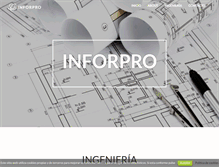 Tablet Screenshot of inforpro.es